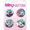 Hatsune Miku 4 Button Set 2 - Sweets and Geeks