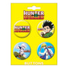 Hunter x Hunter Button 4 Pack - Sweets and Geeks