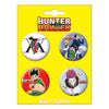 Hunter x Hunter Button 4 Pack - Sweets and Geeks