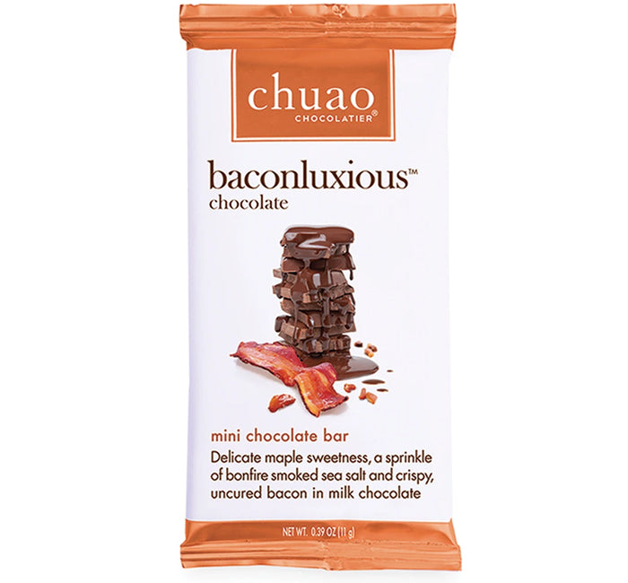 CHUAO MINI BAR CADDY - BACONLUXIOUS .39oz – Sweets and Geeks