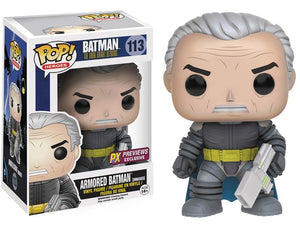 Funko Pop Heores: The Dark Knight Returns - Armored Batman (Unmasked) (PX Previews) #113 - Sweets and Geeks