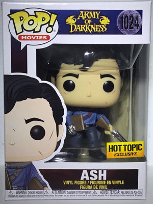 Funko Pop! Movies: Army of Darkness - Ash with Necronomicon (Hot Topic Exclusive) #1024 - Sweets and Geeks