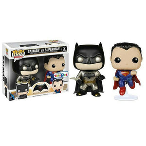 Funko POP Heroes: Batman vs Superman - Batman V Superman (Dawn of Justice) (Metallic) (Toys R Us Exclusive) 2 Pack - Sweets and Geeks