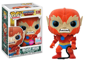 Funko Pop Television: Masters of the Universe - Beast Man (Flocked) (2017 Summer Convention) #539 - Sweets and Geeks