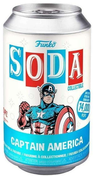 Funko Soda - Captain America Sealed Can - Sweets and Geeks