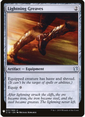 Lightning Greaves (C19) - Mystery Booster Cards - #217/302 - Sweets and Geeks