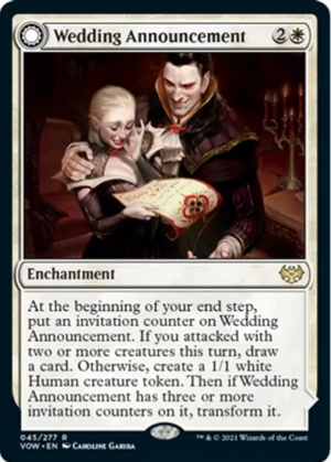 Wedding Announcement - Innistrad: Crimson Vow - #045/277 - Sweets and Geeks