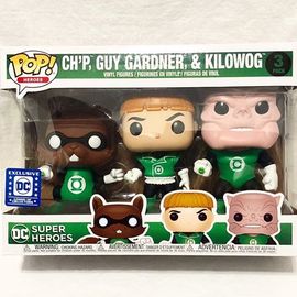 Funko Pop! DC Heroes - Ch'p, Guy Gardner, and Kilowog (3 Pack) - Sweets and Geeks