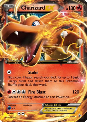 Charizard EX - XY - Flashfire - Card # 11/106 - Sweets and Geeks