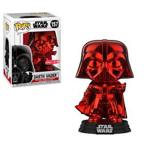 Funko Pop! Movies: Star Wars - Darth Vader (Red Chrome) (Target Exclusive) #157 - Sweets and Geeks