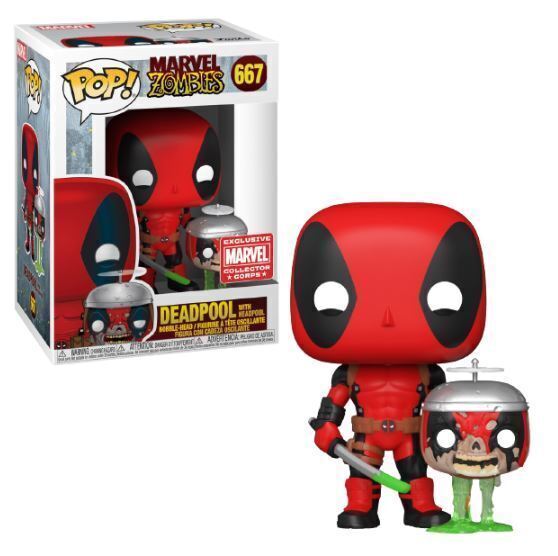 Funko POP! Marvel: Marvel Zombies - Deadpool with Headpool #667