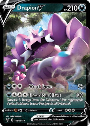 Drapion V - SWSH04: Vivid Voltage - Card # 106/185 - Sweets and Geeks