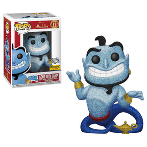 Funko Pop Disney: Aladdin - Genie With Lamp (Diamond Collection) (Hot Topic Exclusive) #476 - Sweets and Geeks