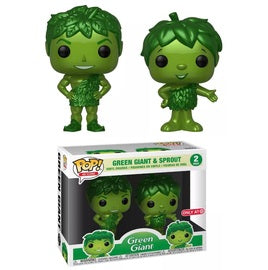 Funko Pop! Green Giant - Green Giant & Sprout (Metallic 2-Pack) - Sweets and Geeks