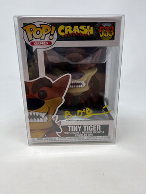 Funko POP! Games: Crash Bandicoot - Tiny Tiger #533 (Signed) - Sweets and Geeks