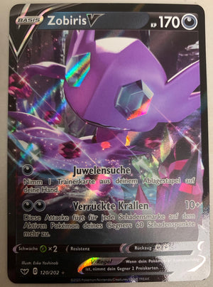 Sableye V SWSH01: Sword & Shield Base Set # 120/202 - GERMAN - Sweets and Geeks