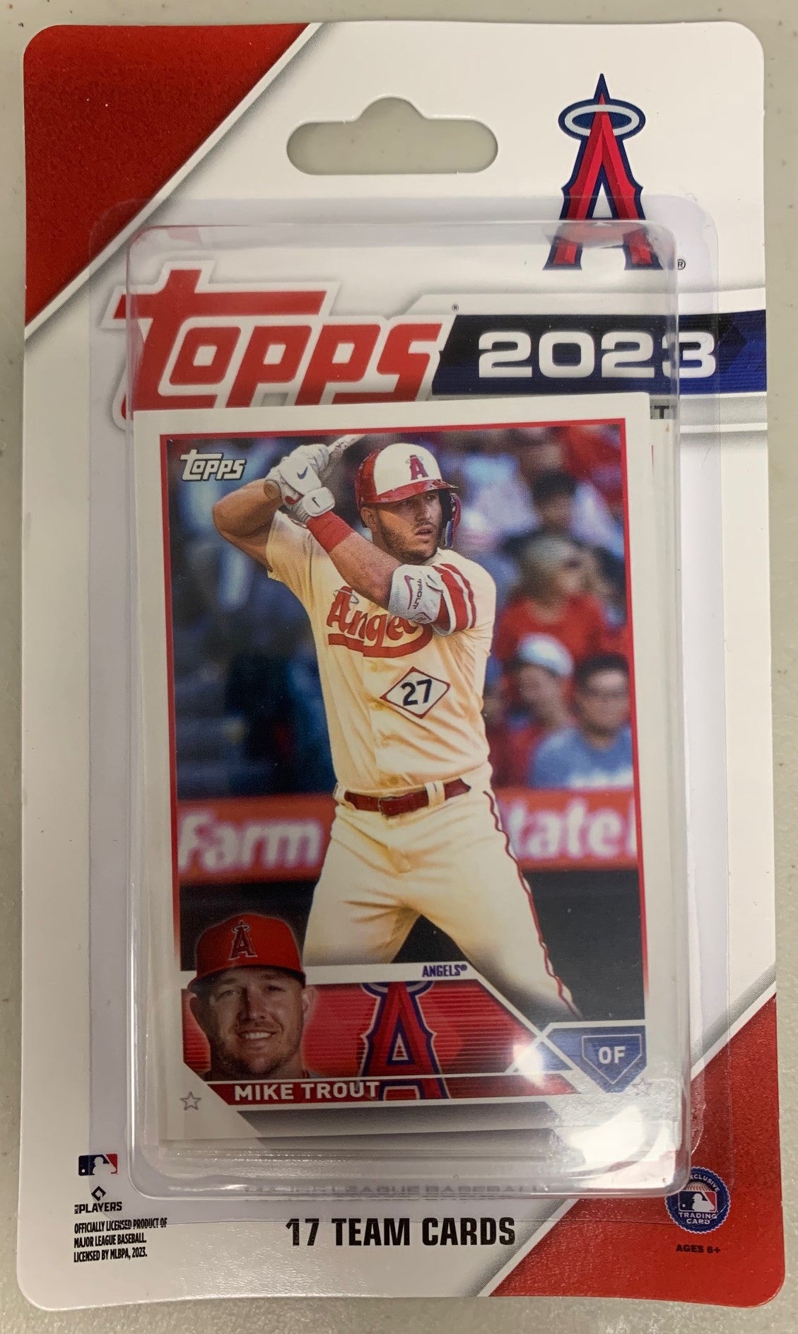 2023 Topps Los Angeles Angels Baseball Cards Team Set