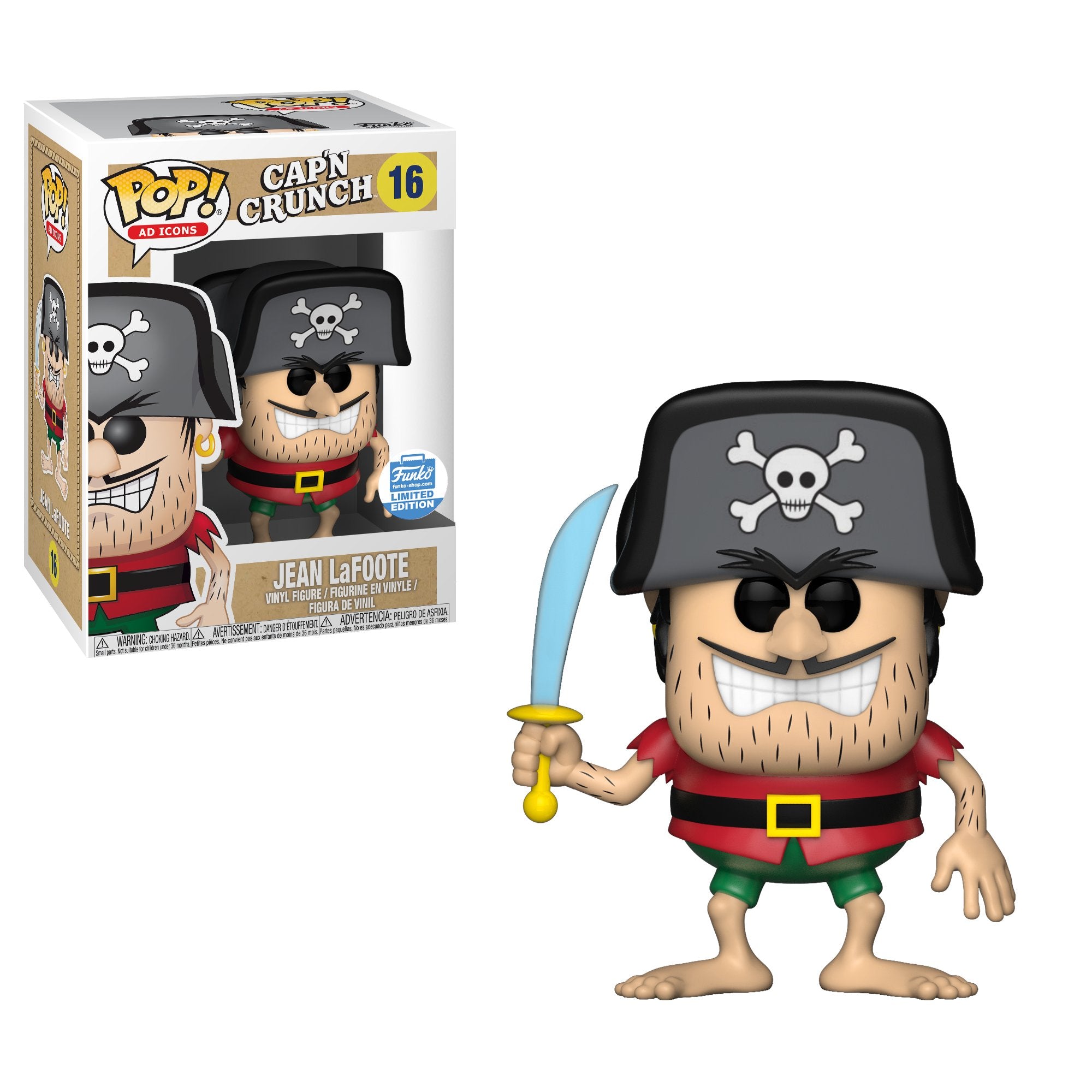 Funko Pop Ad Icons: Cap'n Crunch - Jean LaFoote (Funko Shop) #16