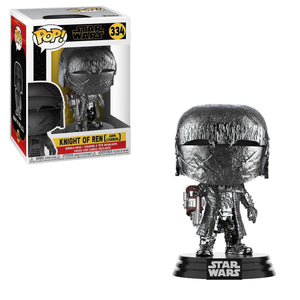 Funko Pop Movies: Star Wars - Knight of Ren (Arm Cannon) (Hematite Chrome) (Rise of the Skywalker) #334 - Sweets and Geeks