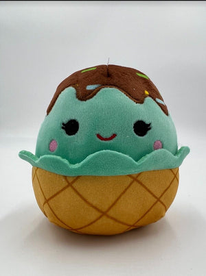 Squishmallow - Maya the Mint Ice Cream Cone 5" - Sweets and Geeks