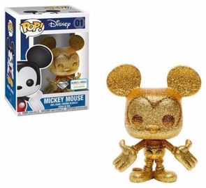 Funko Pop! Disney - Mickey Mouse (Diamond Collection) (Gold) #1 - Sweets and Geeks