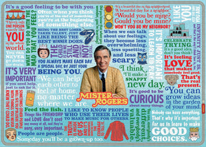 Mister Rogers Quotes Puzzle 1000pc - Sweets and Geeks