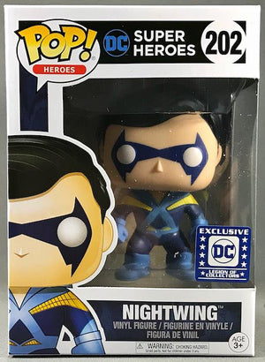 Funko Pop!  DC Super Heroes - Nightwing (DC Legion of Collectors Exclusive) #202 - Sweets and Geeks