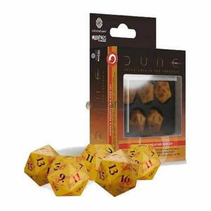 Dune - The Role Playing Game - Dice Set : Arrakis - Sweets and Geeks