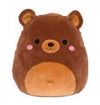 Squishmallow - Omar The Brown Bear (Valentines Pink Cheeks) 24” - Sweets and Geeks