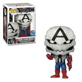 Funko Pop! Venom - Poison Captain America #856 - Sweets and Geeks