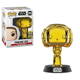 Funko Pop! Star Wars - Princess Leia (Gold Chrome) #295 - Sweets and Geeks