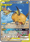 Pokemon Raichu & shops Alolan Raichu GX Alternate Full Art