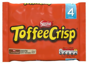 Nestle Toffee Crisp 4 pack 124g - Sweets and Geeks