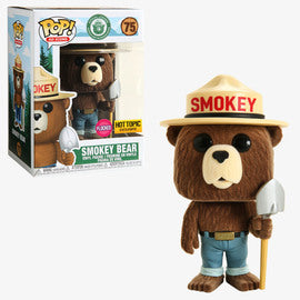 Funko Pop! Smokey Bear - Smokey Bear (Flocked) #75 - Sweets and Geeks