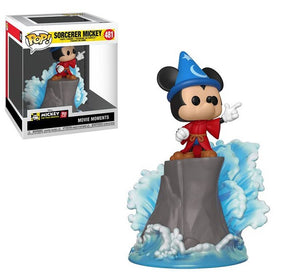 Funko Pop! Movie Moments: 90 Years - Sorcerer Mickey (Box Lunch Exclusive) #481 - Sweets and Geeks