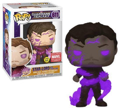 Funko Pop! Guardians of the Galaxy - Star-Lord with Power Stone (Glows in  the Dark) (Marvel Collector Corps Exclusive) #611