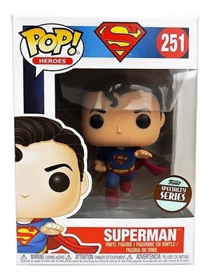 Funko Pop Heroes: Superman - Superman (Flying) (80th Anniversary) (Specialty Series) #251 - Sweets and Geeks