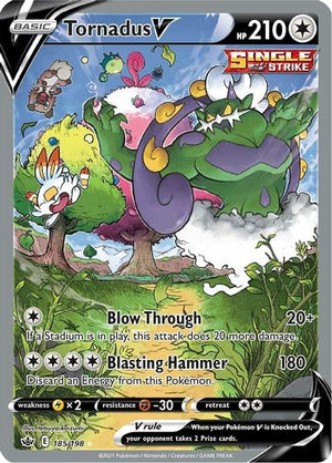 Tornadus V (Alternate Full Art) - SWSH06: Chilling Reign - Card # 185/198 - Sweets and Geeks