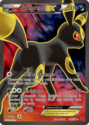 Umbreon EX (Full Art) - XY - Fates Collide - Card # 119/124 - Sweets and Geeks