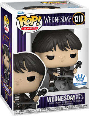 Funko Pop! Television: Wednesday - Wednesday With Cello (Funko Exclusive) #1310 - Sweets and Geeks