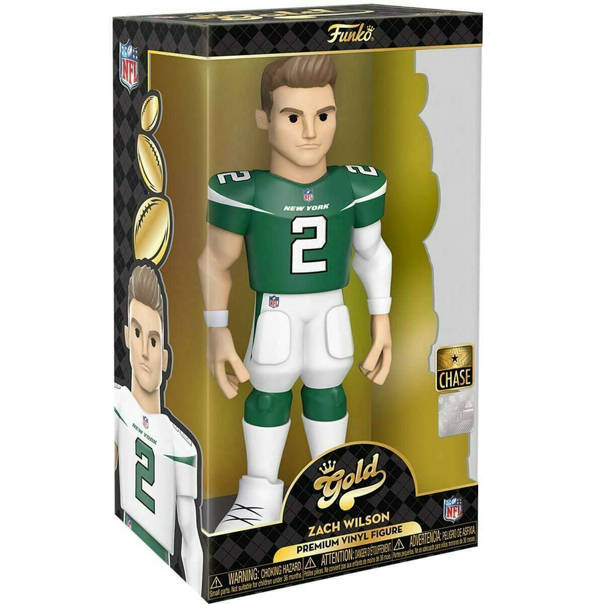 Funko Gold - 12' Zach Wilson (Green Jersey Chase) – Sweets and Geeks