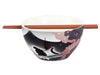 Godzilla Ceramic Ramen Bowl with Chopsticks - Sweets and Geeks