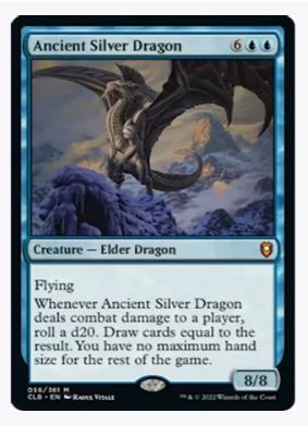 Ancient Silver Dragon - Commander Legends: Battle for Baldur's Gate - #056/361 - Sweets and Geeks