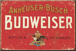 Magnet: Budweiser - Weathered - Sweets and Geeks