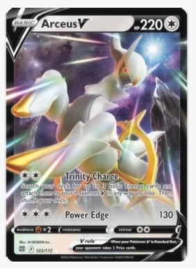 Arceus V SWSH09: Brilliant Stars # 122/172 - Sweets and Geeks