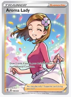 Aroma Lady (Full Art) SWSH07: Evolving Skies # 199/203 - Sweets and Geeks