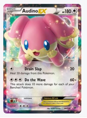 Audino EX XY - Fates Collide # 84/124 - Sweets and Geeks