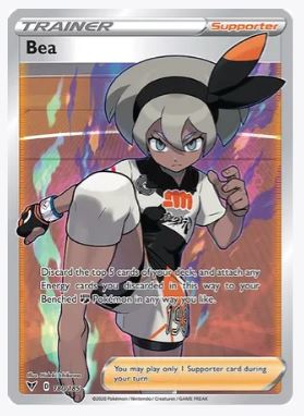 Bea (Full Art) SWSH04: Vivid Voltage # 180/185 - Sweets and Geeks