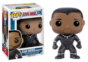 Funko Pop Marvel: Captain America Civil War - Black Panther (Unmasked) Walgreens Exclusive #138 - Sweets and Geeks