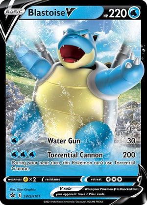 Blastoise V - SWSH101 SWSH: Sword & Shield Promo Cards # SWSH101 - Sweets and Geeks